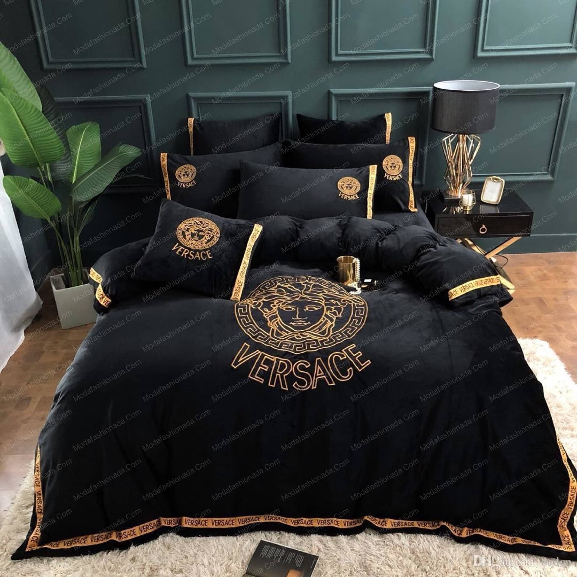 Luxury Versace Logo Brands 3 Bedding Set – Duvet Cover – 3D New Luxury – Twin Full Queen King Size Comforter Cover