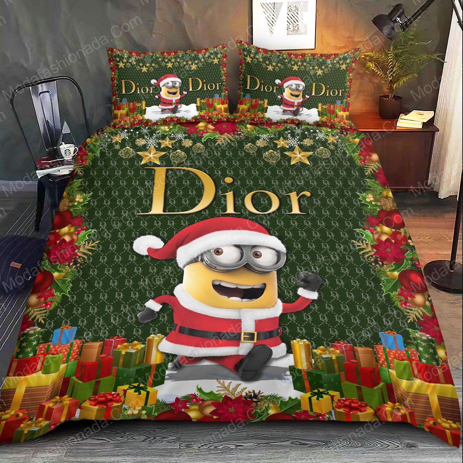 Dior Christmas Minion Bed Sets Bedding Sets
