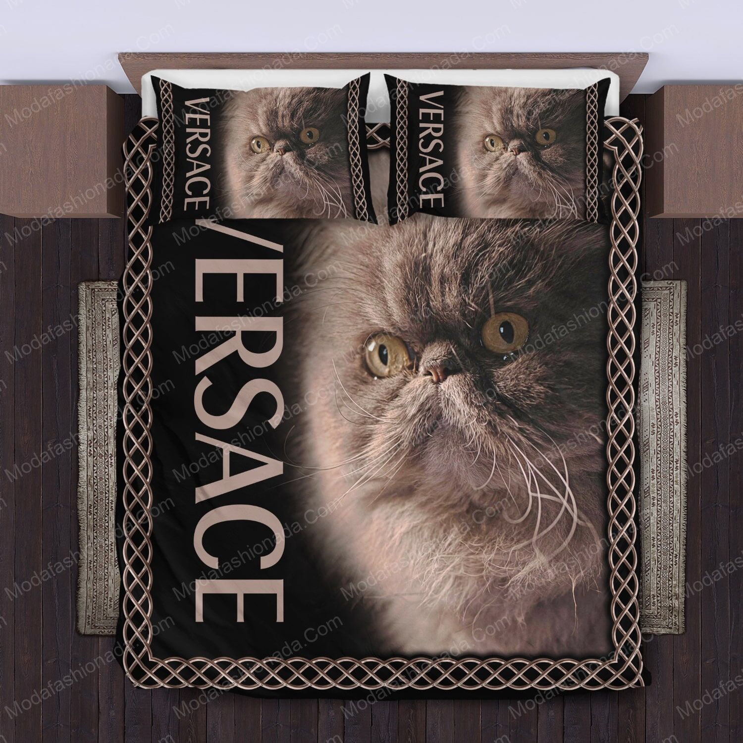 Persian Cat Versace Bed Sets Bedding Sets - Modafashionada.Com