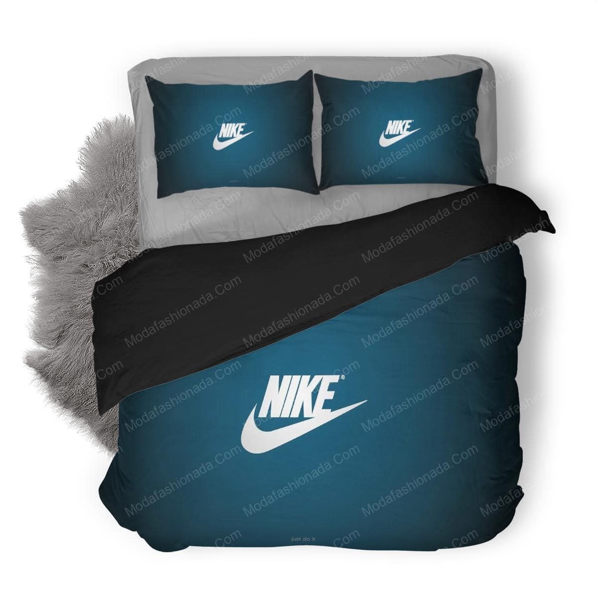 Nike Logo Brands 4 Bedding Set – Duvet Cover – 3D New Luxury – Twin Full Queen King Size Comforter Cover